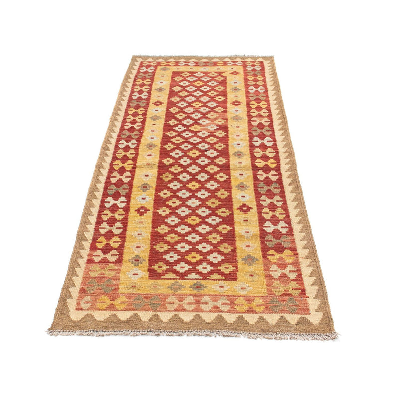 Runner Kelim Rug - Oriental - 197 x 73 cm - rust