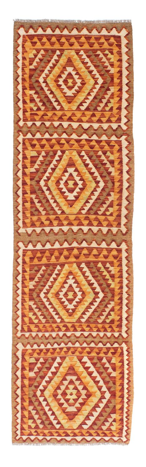 Runner Kelim Rug - Oriental - 231 x 62 cm - brown