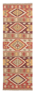Runner Kelim Rug - Splash - 205 x 64 cm - multicolored