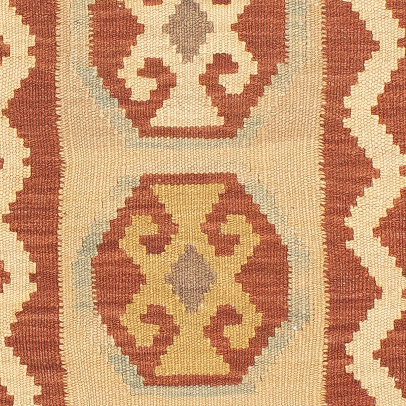 Runner Kelim Rug - Splash - 197 x 68 cm - light brown