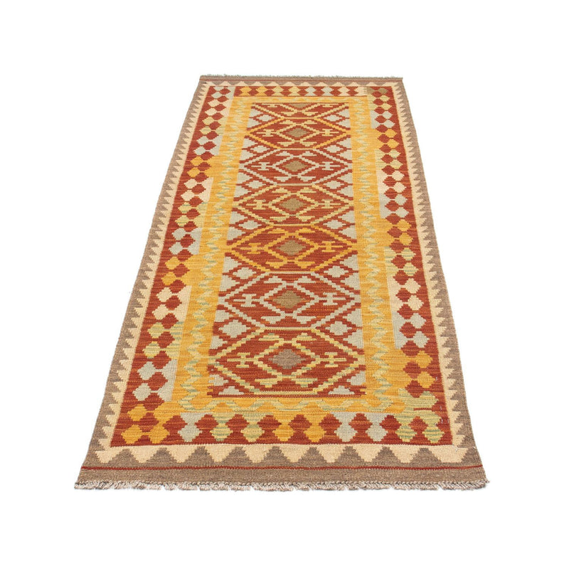 Runner Kelim Rug - Oriental - 195 x 73 cm - red