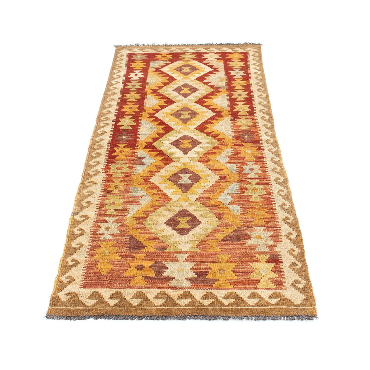 Runner Kelim Rug - Oriental - 198 x 73 cm - beige