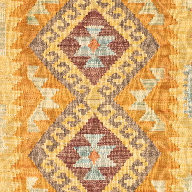 Runner Kelim Rug - Oriental - 209 x 71 cm - gold