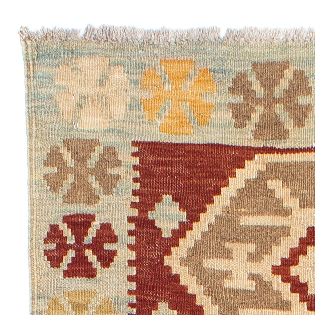 Runner Kelim Rug - Oriental - 203 x 70 cm - beige