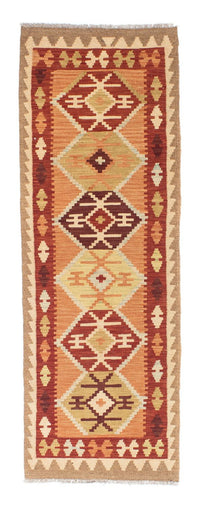 Runner Kelim Rug - Oriental - 201 x 64 cm - light brown