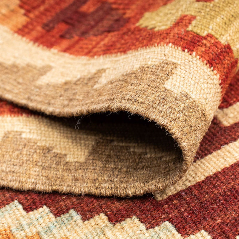 Runner Kelim Rug - Oriental - 201 x 64 cm - light brown