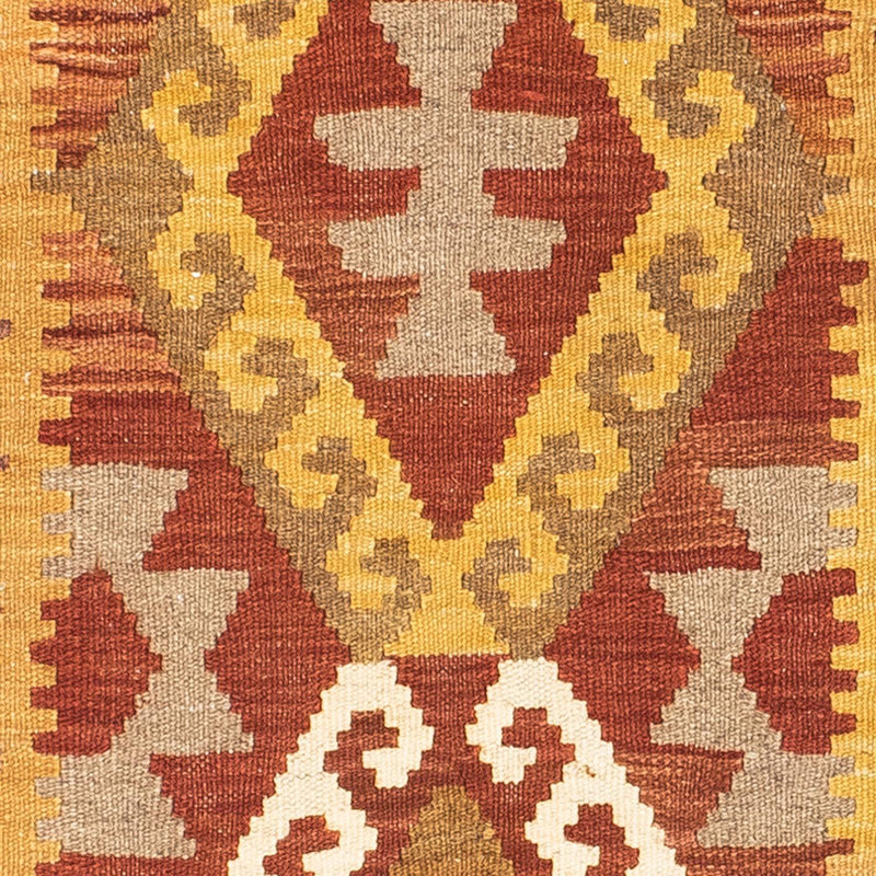 Runner Kelim Rug - Oriental - 203 x 64 cm - light brown