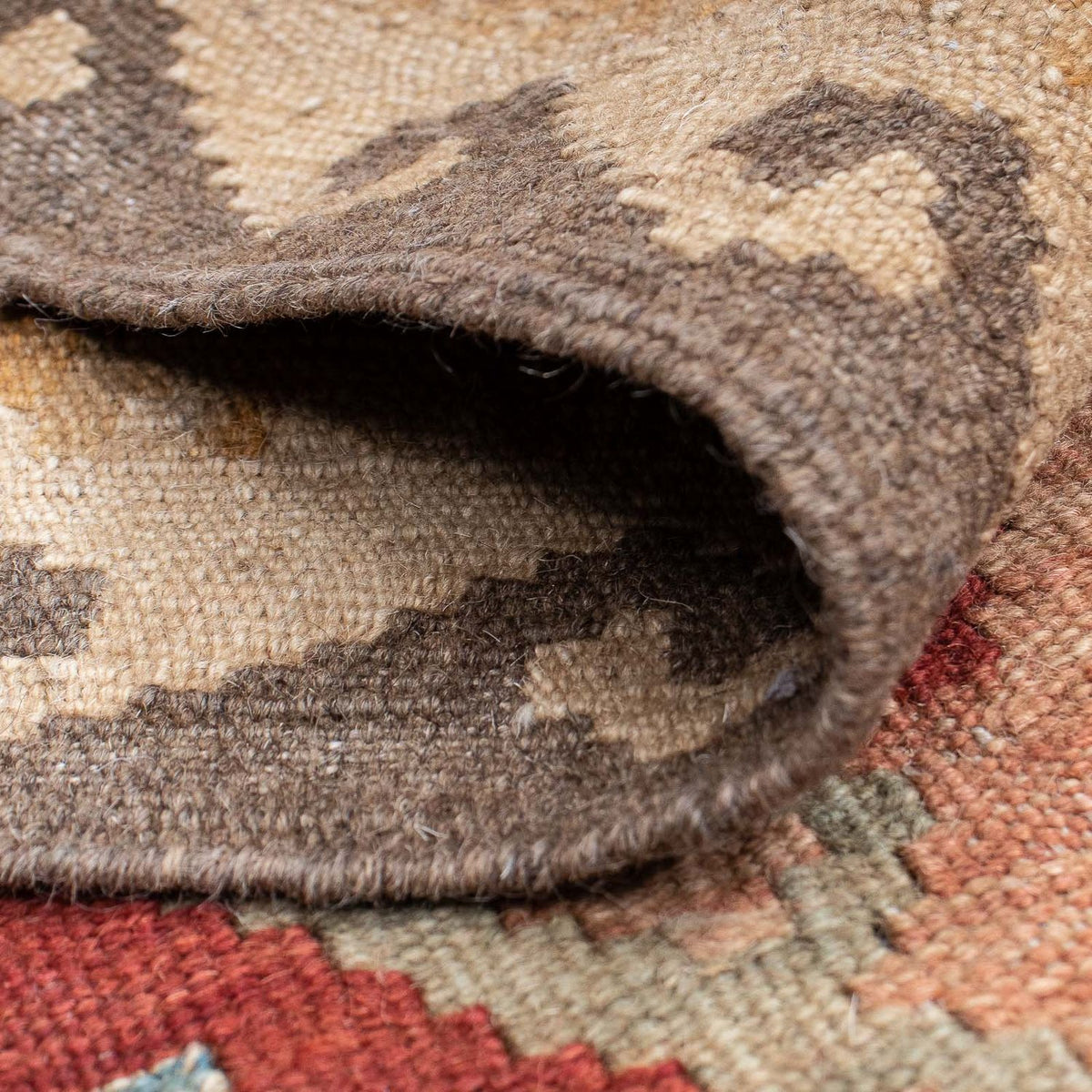 Runner Kelim Rug - Splash - 202 x 64 cm - multicolored