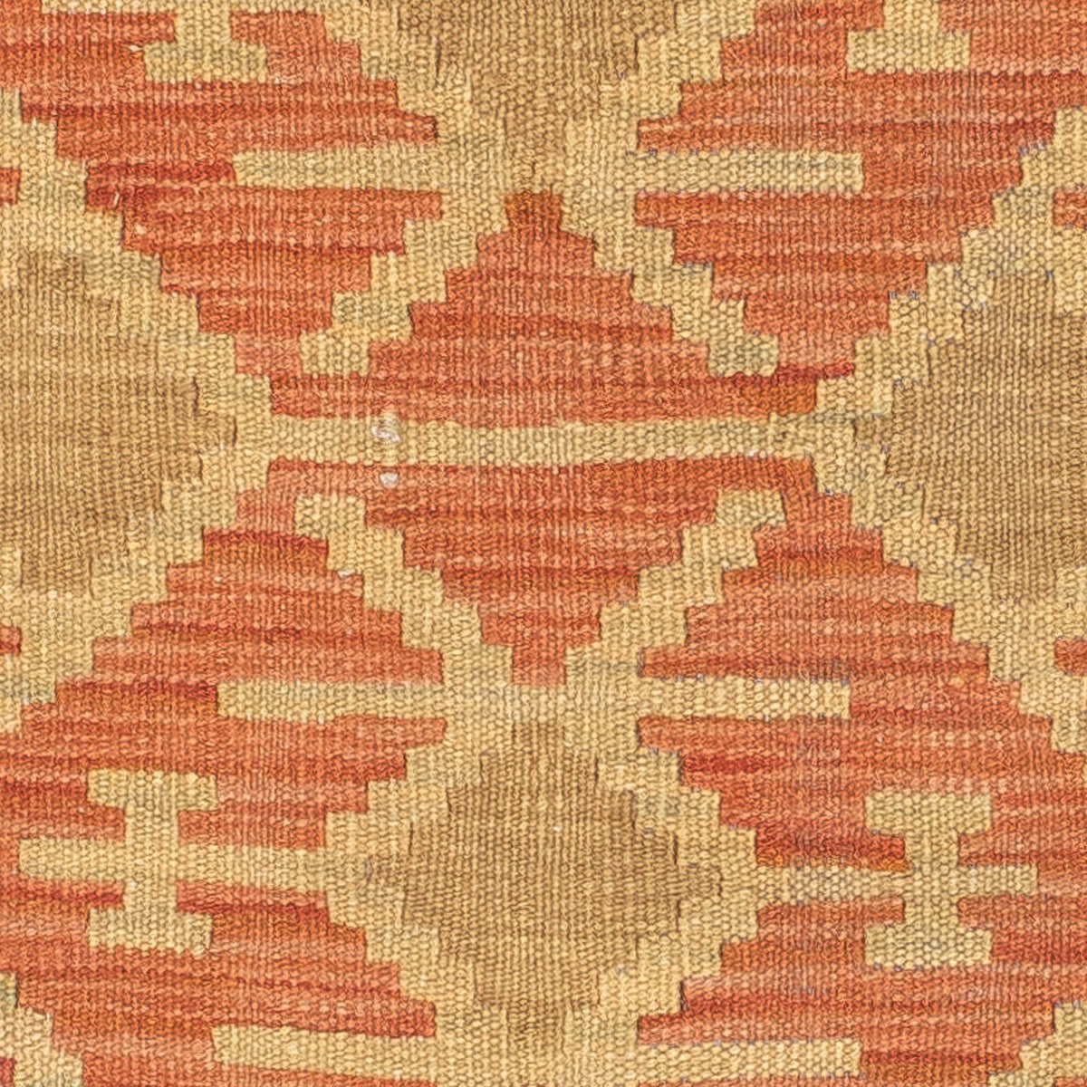 Runner Kelim Rug - Splash - 198 x 68 cm - rust