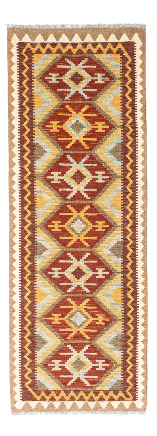 Runner Kelim Rug - Oriental - 210 x 72 cm - light brown