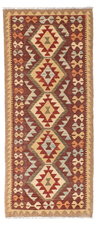 Runner Kelim Rug - Oriental - 192 x 76 cm - brown