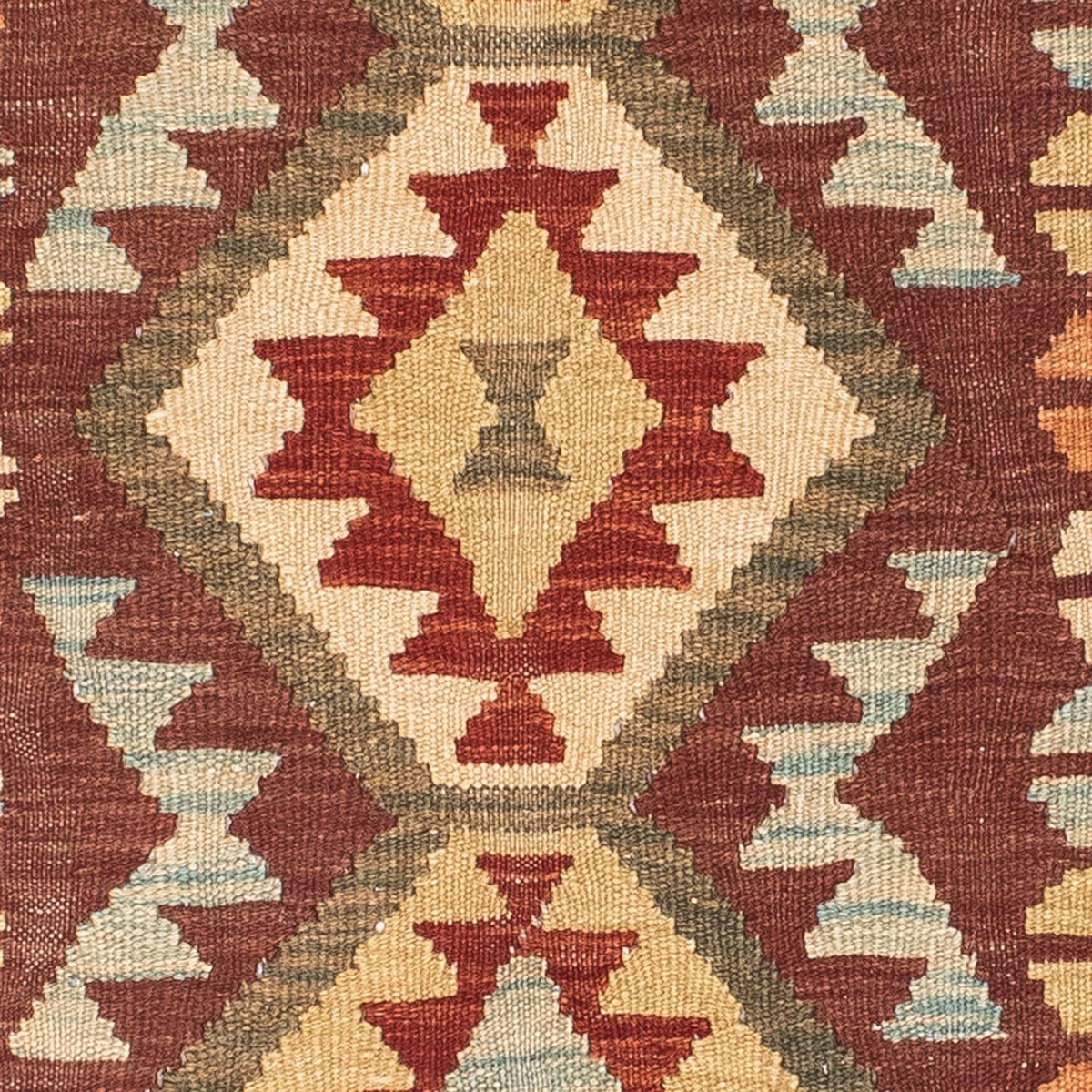 Runner Kelim Rug - Oriental - 192 x 76 cm - brown