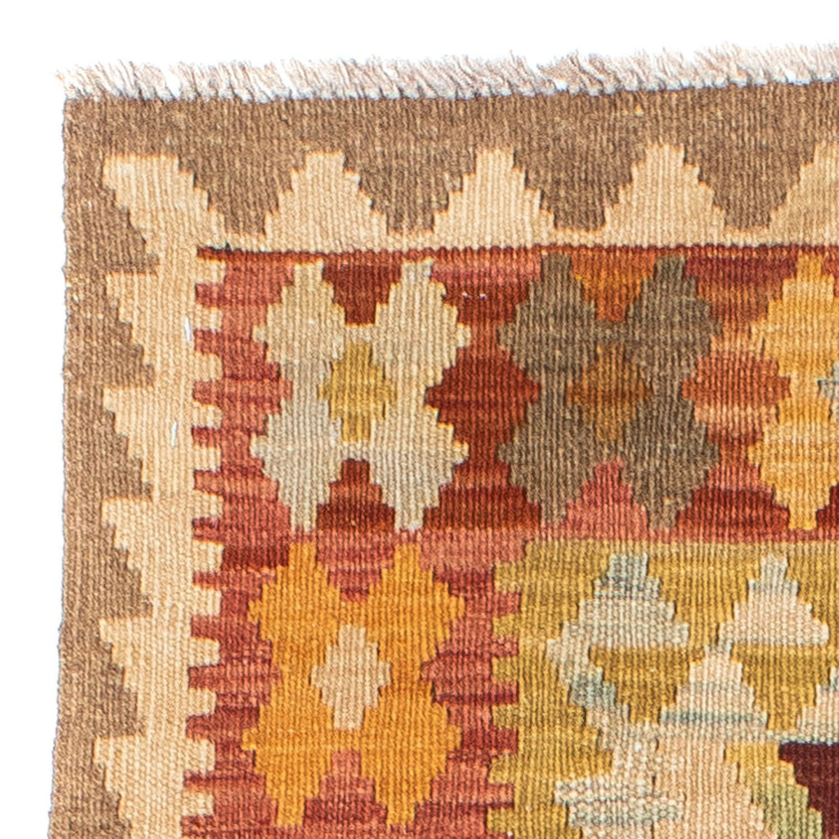 Runner Kelim Rug - Oriental - 195 x 74 cm - beige