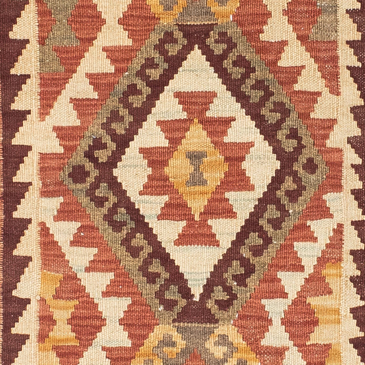 Runner Kelim Rug - Oriental - 204 x 71 cm - beige
