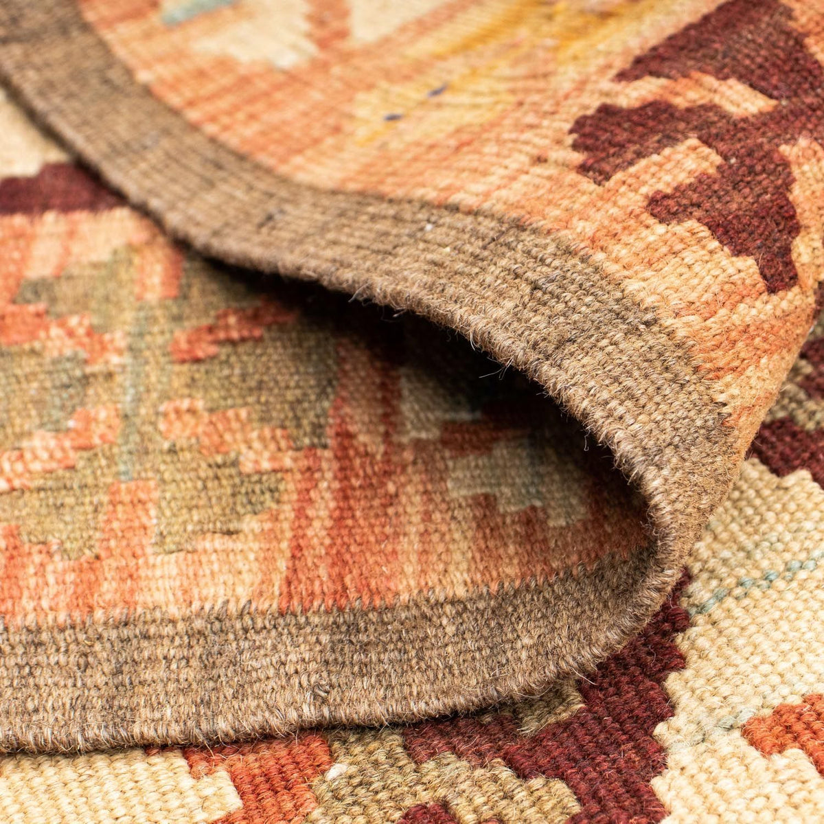 Runner Kelim Rug - Oriental - 204 x 71 cm - beige