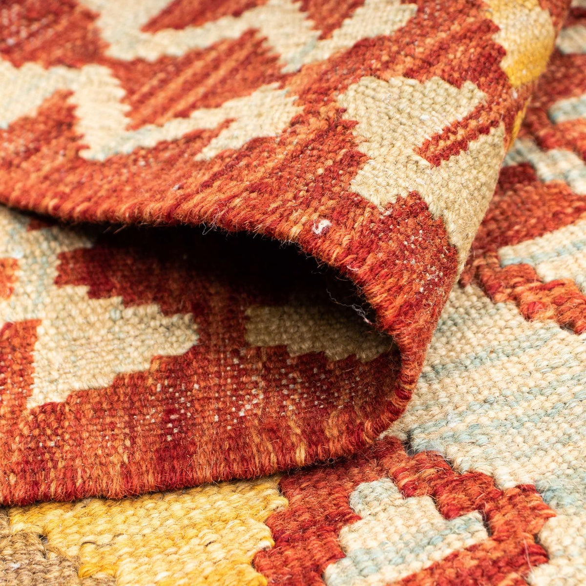 Runner Kelim Rug - Oriental - 187 x 71 cm - rust