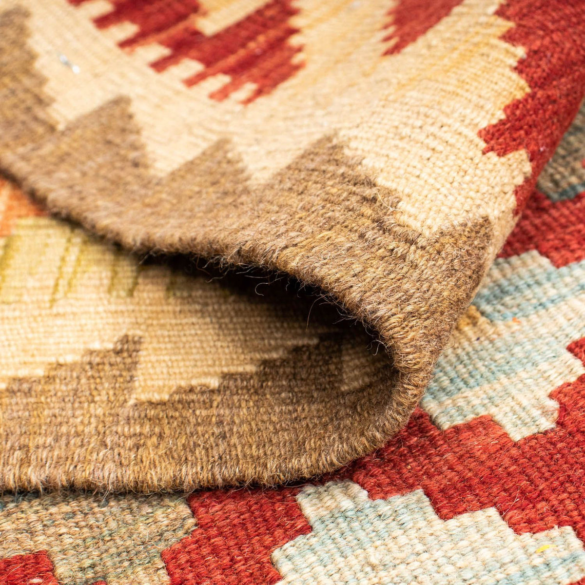 Runner Kelim Rug - Oriental - 195 x 74 cm - rust