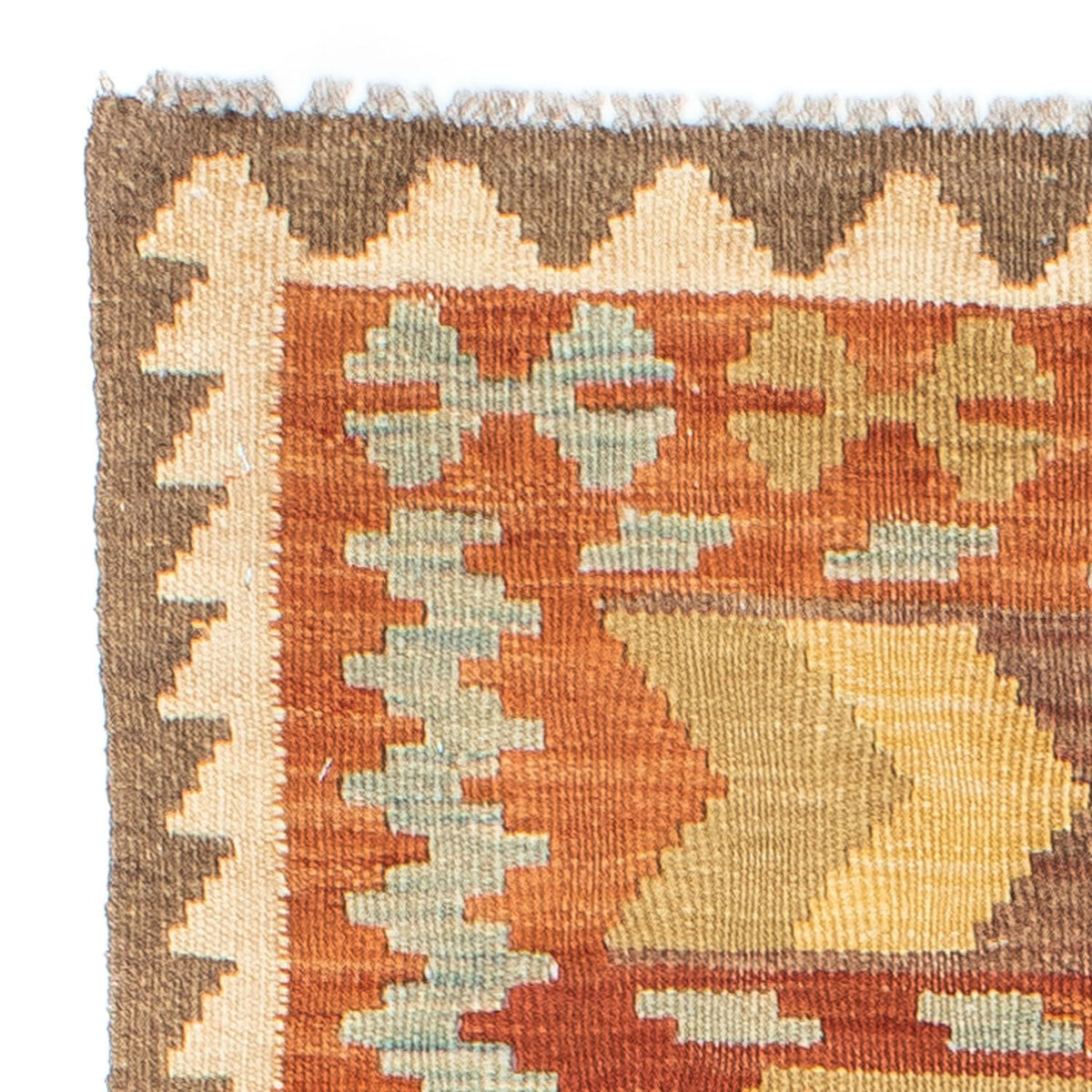 Runner Kelim Rug - Oriental - 195 x 75 cm - orange