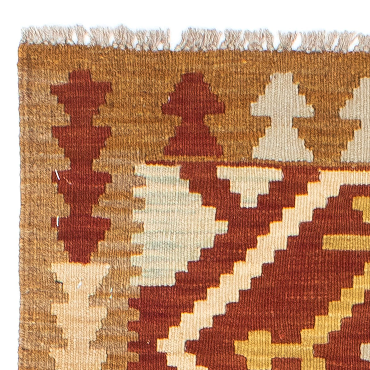 Runner Kelim Rug - Oriental - 206 x 73 cm - rust