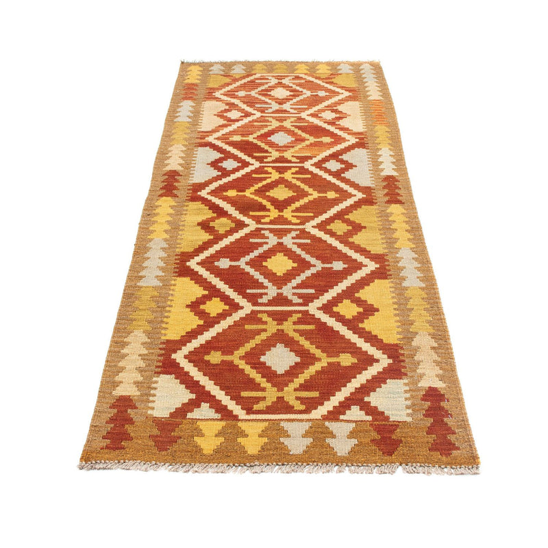 Runner Kelim Rug - Oriental - 206 x 73 cm - rust
