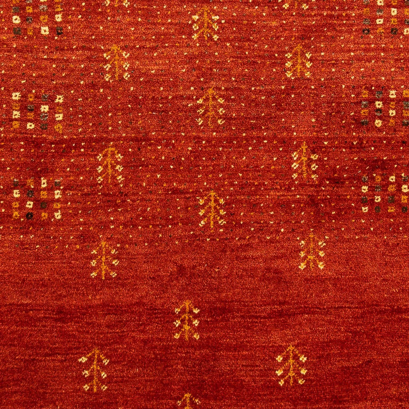 Gabbeh Rug - Loribaft Perser - 202 x 152 cm - dark red