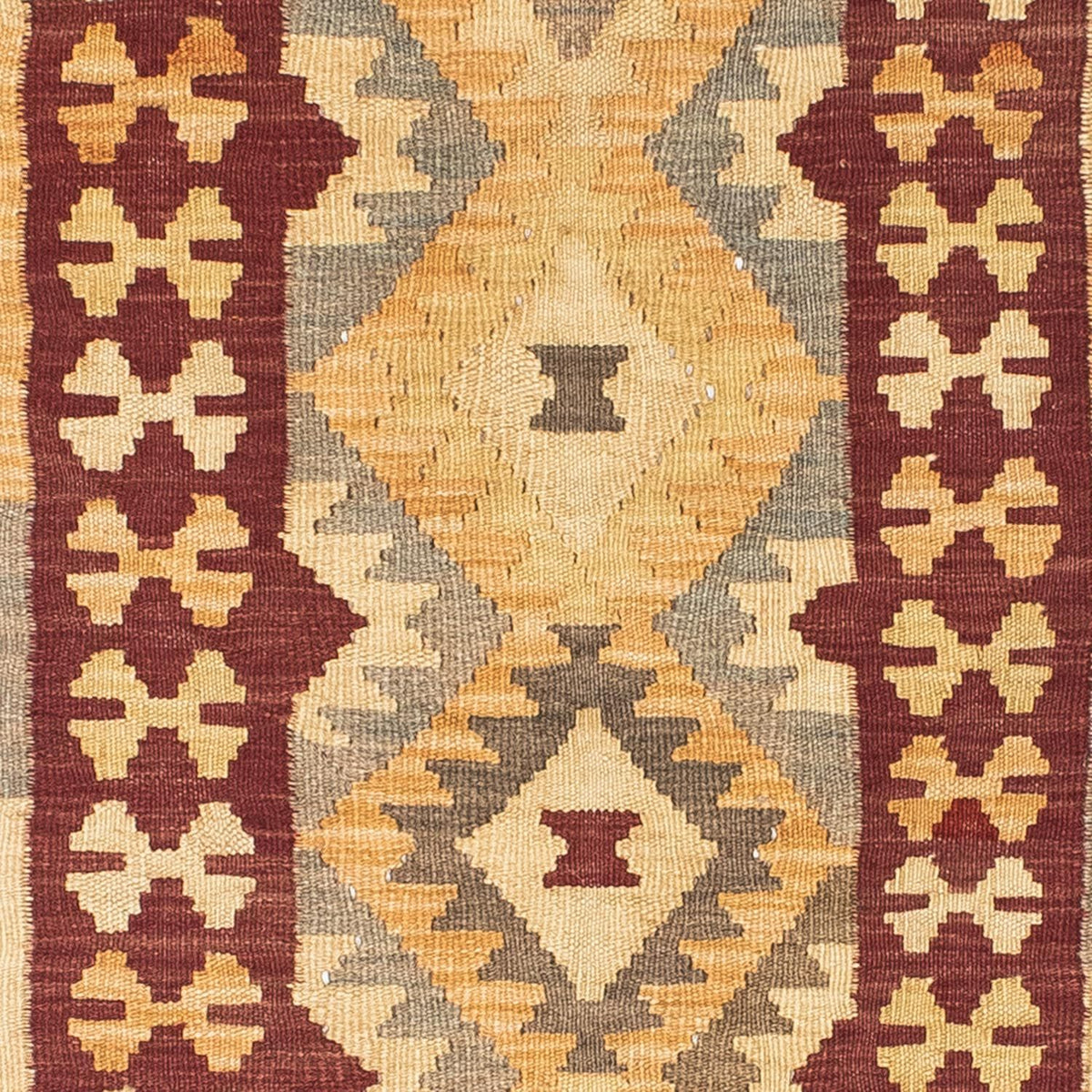Runner Kelim Rug - Oriental - 195 x 79 cm - brown