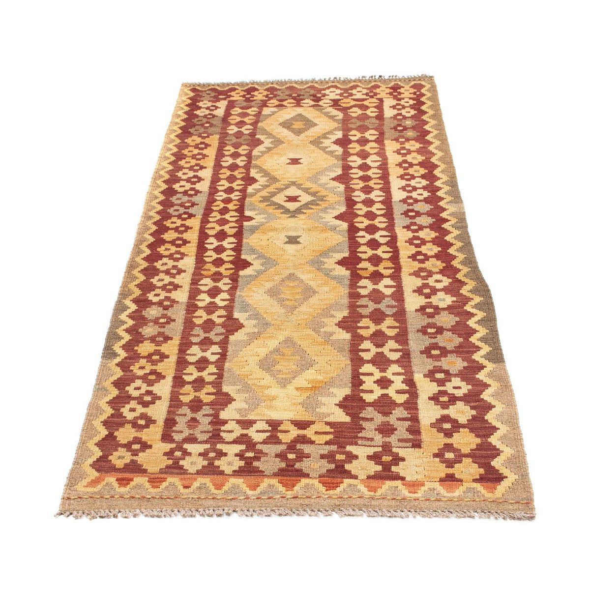 Runner Kelim Rug - Oriental - 195 x 79 cm - brown