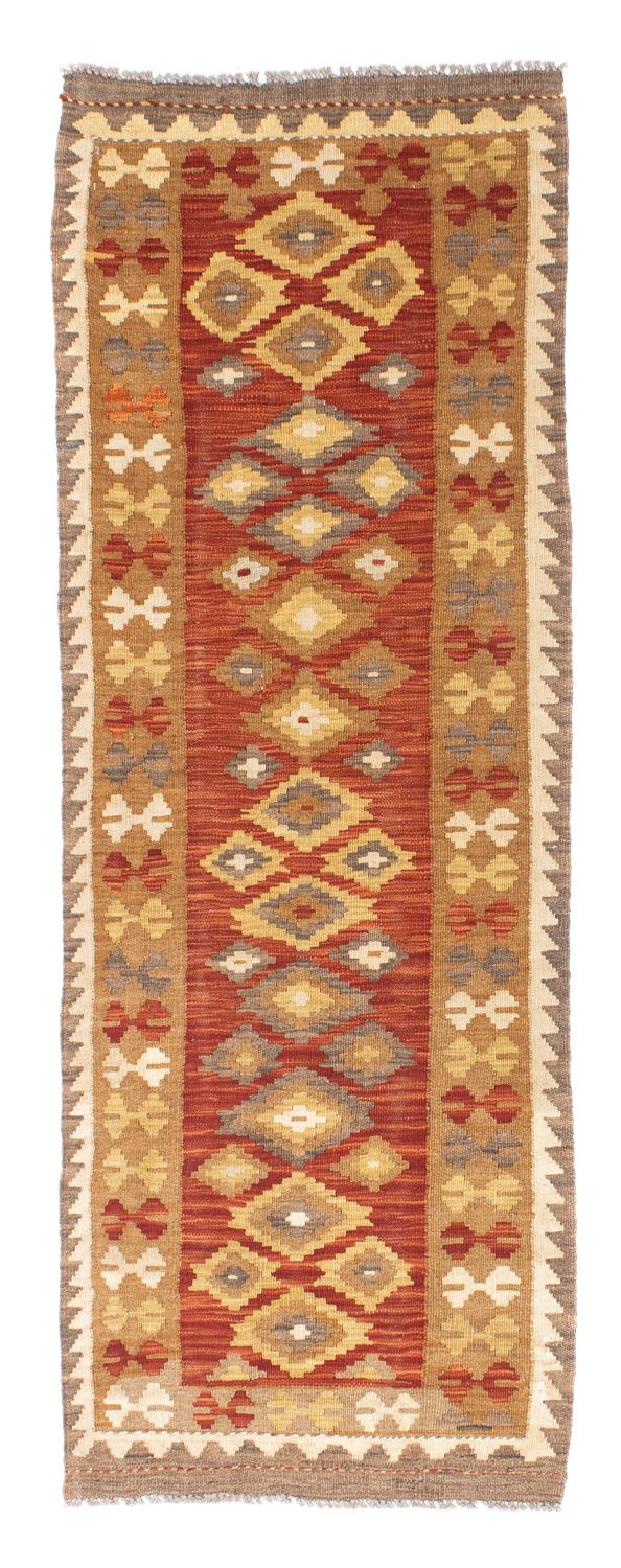 Runner Kelim Rug - Oriental - 194 x 67 cm - rust