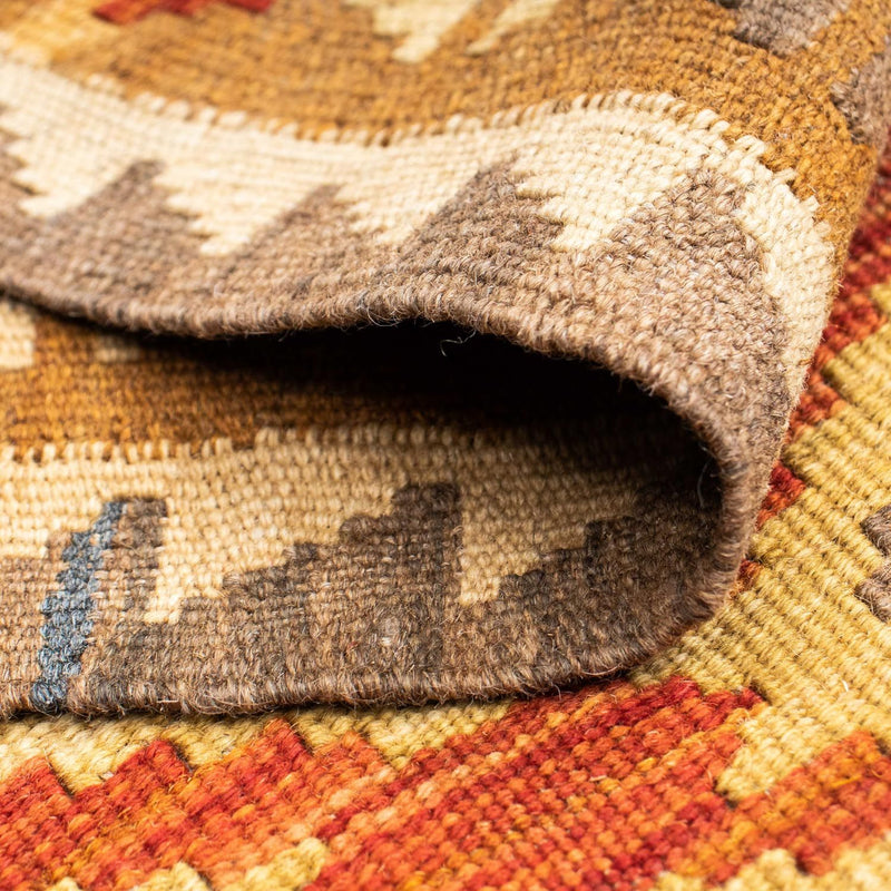 Runner Kelim Rug - Oriental - 194 x 67 cm - rust