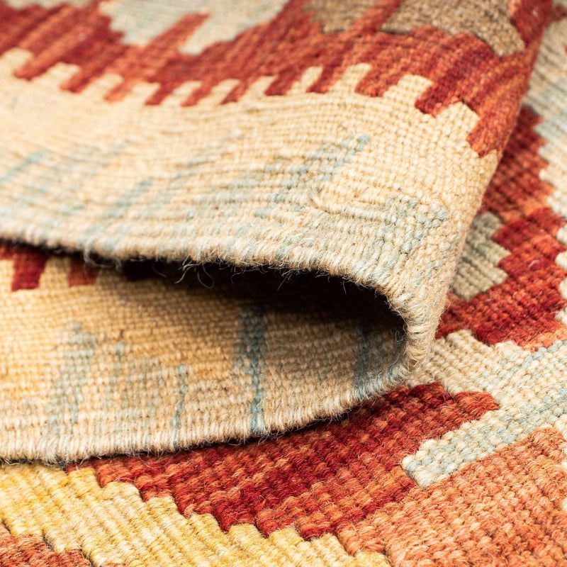 Runner Kelim Rug - Oriental - 202 x 74 cm - red