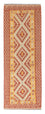 Runner Kelim Rug - Splash - 203 x 69 cm - rust