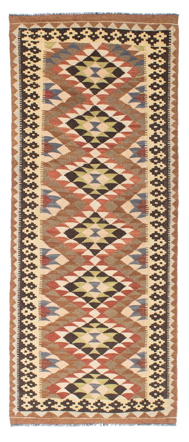 Runner Kelim Rug - Oriental - 207 x 85 cm - light brown