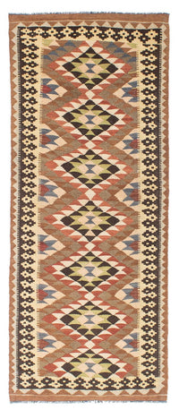 Runner Kelim Rug - Oriental - 207 x 85 cm - light brown