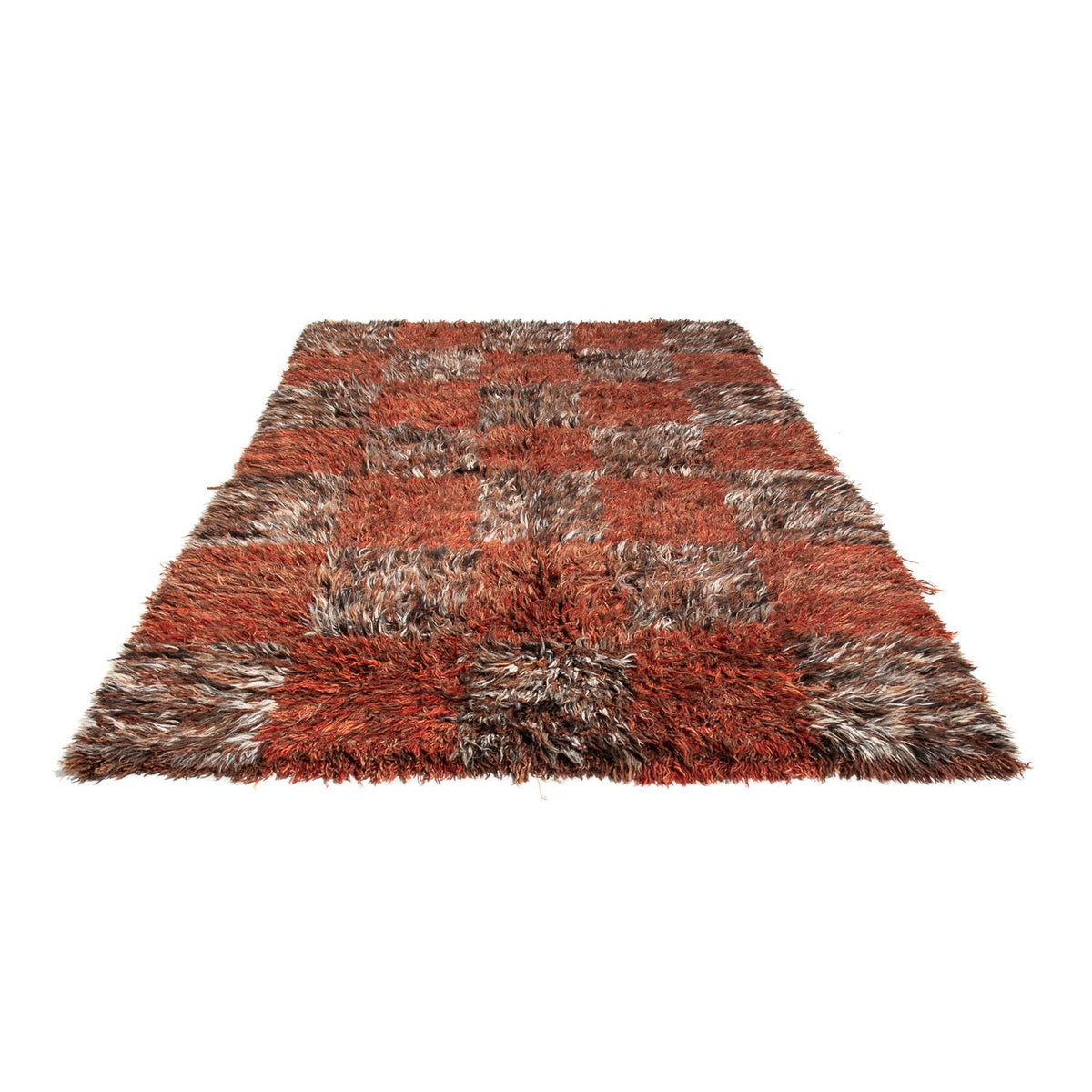 High-Pile Rug - 255 x 173 cm - multicolored