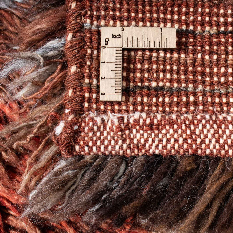 High-Pile Rug - 255 x 173 cm - multicolored