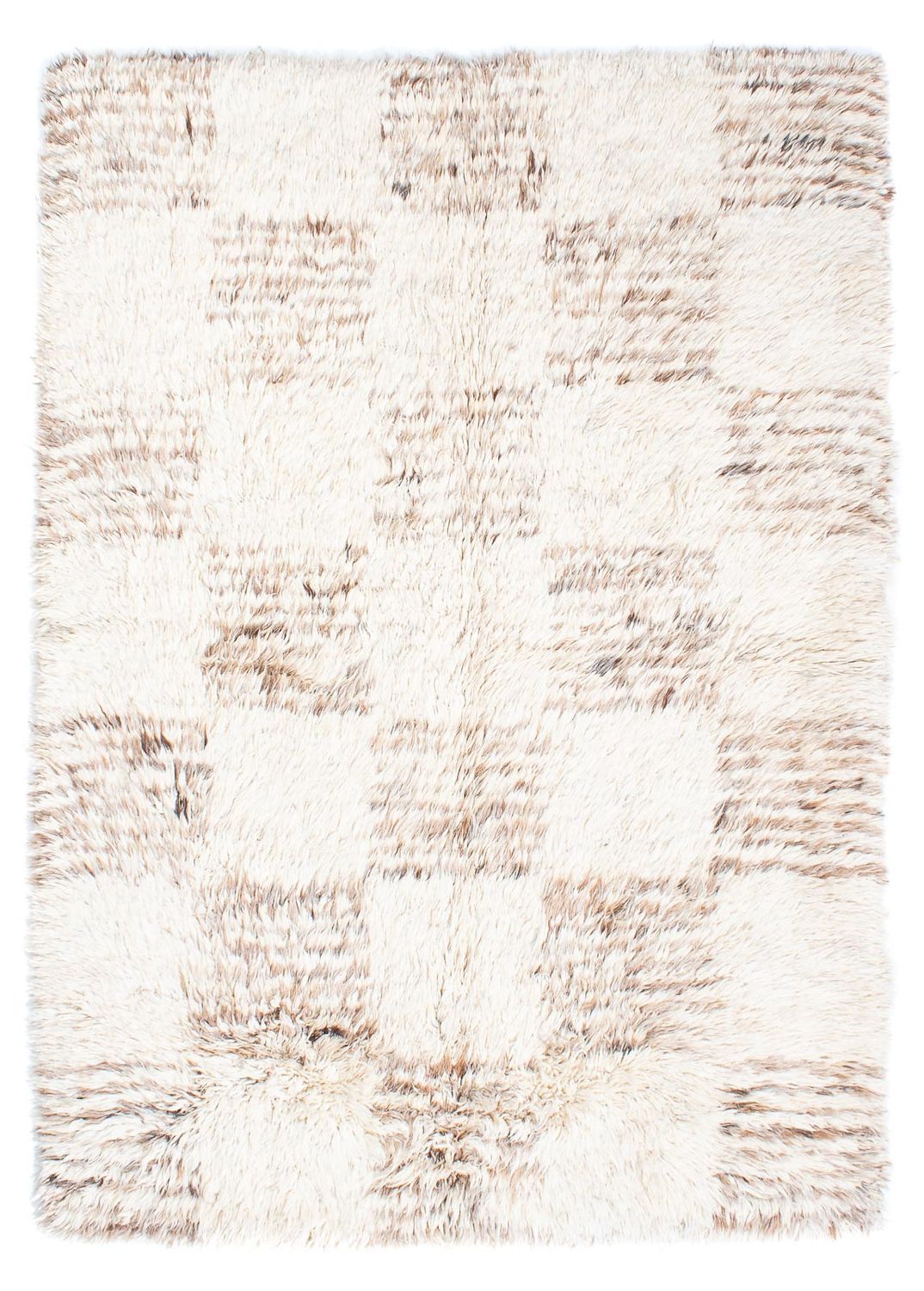 High-Pile Rug - 243 x 172 cm - beige