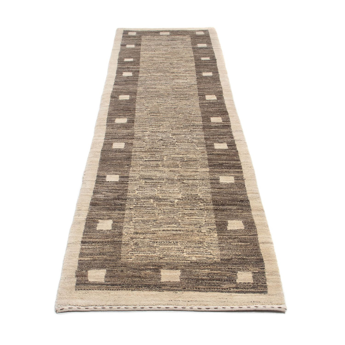 Runner Gabbeh Rug - Perser - 300 x 74 cm - beige
