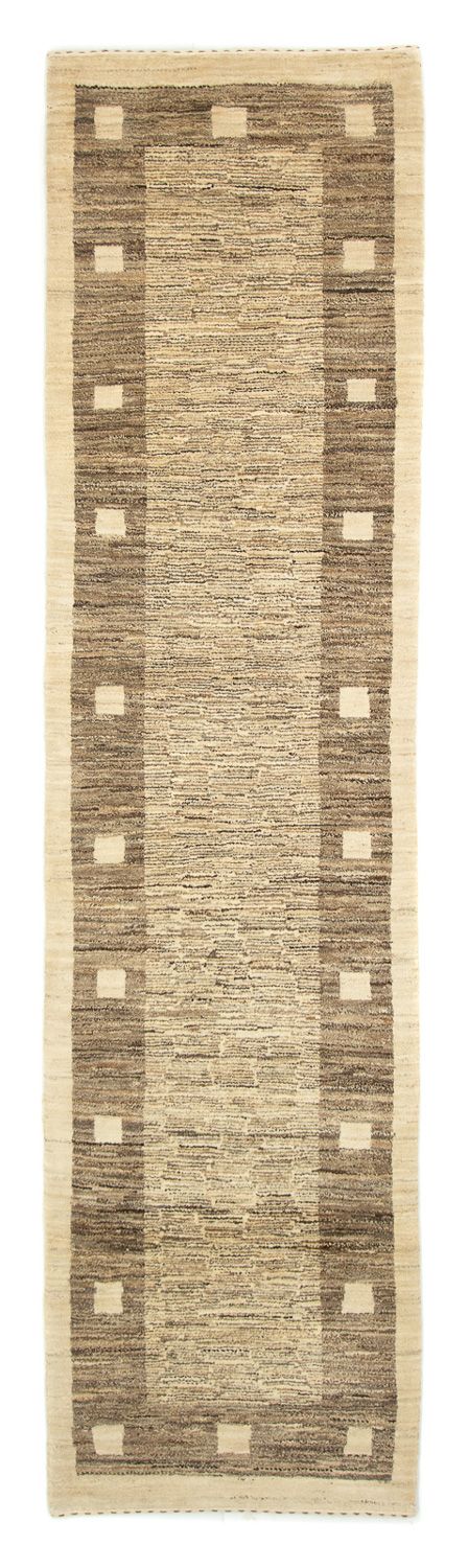Runner Gabbeh Rug - Indus - 300 x 74 cm - grey