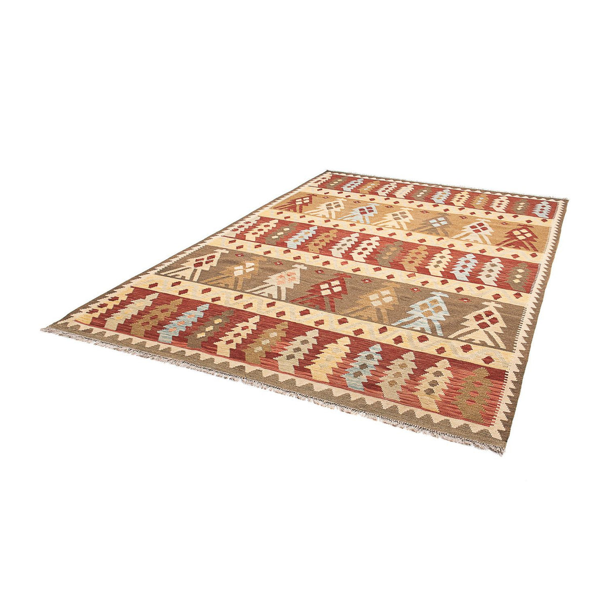 Kelim Rug - Splash - 294 x 199 cm - multicolored