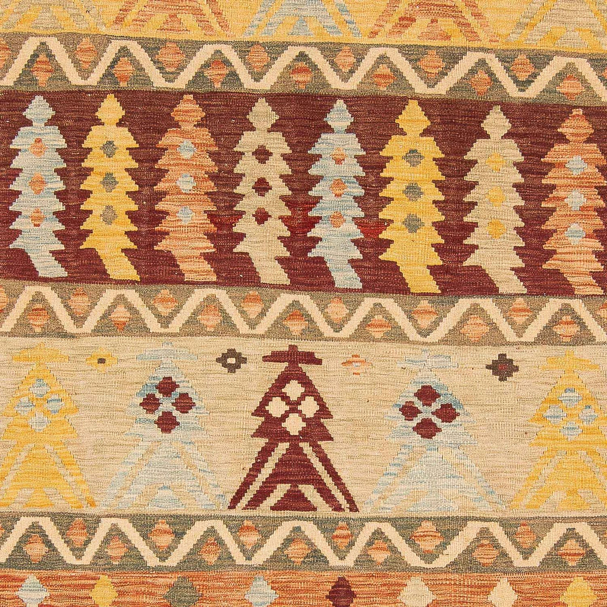 Kelim Rug - Splash - 294 x 203 cm - multicolored