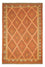 Kelim Rug - Splash - 294 x 207 cm - brown