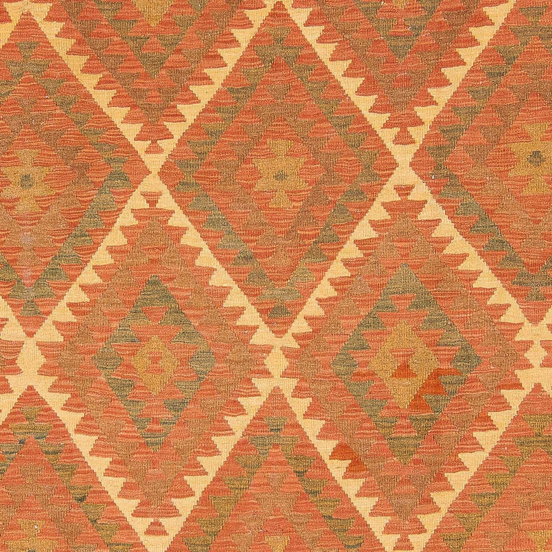 Kelim Rug - Splash - 294 x 207 cm - brown