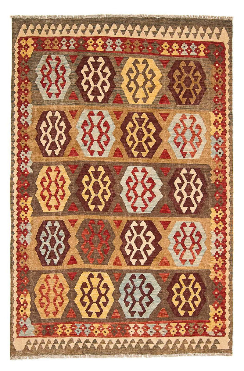 Kelim Rug - Splash - 298 x 199 cm - multicolored