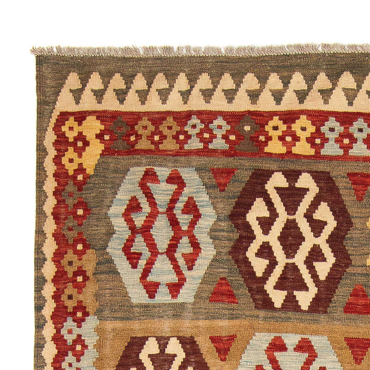 Kelim Rug - Splash - 298 x 199 cm - multicolored