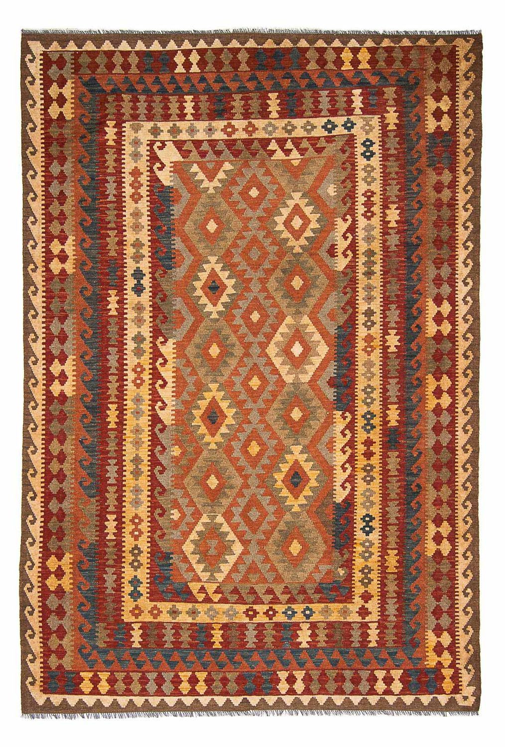 Kelim Rug - Splash - 289 x 200 cm - multicolored