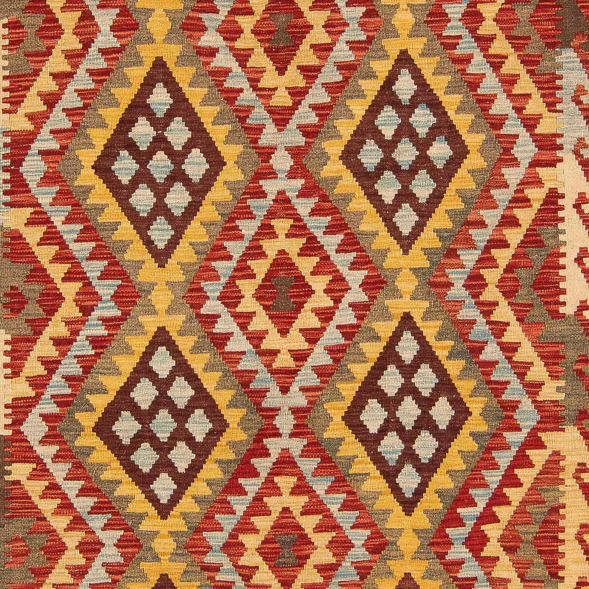 Kelim Rug - Splash - 289 x 208 cm - multicolored