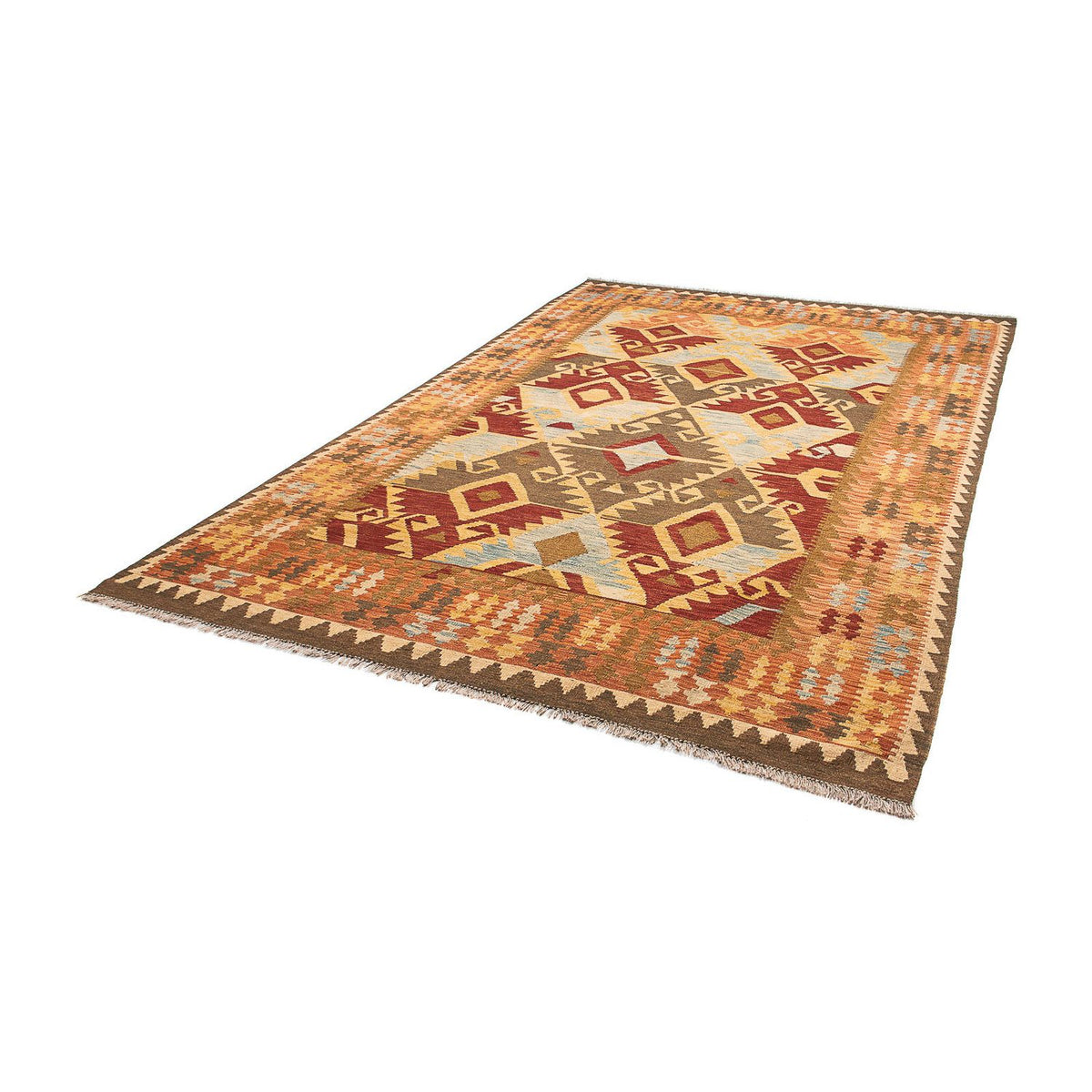 Kelim Rug - Splash - 305 x 199 cm - multicolored