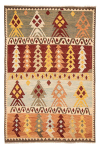 Kelim Rug - Splash - 295 x 194 cm - multicolored