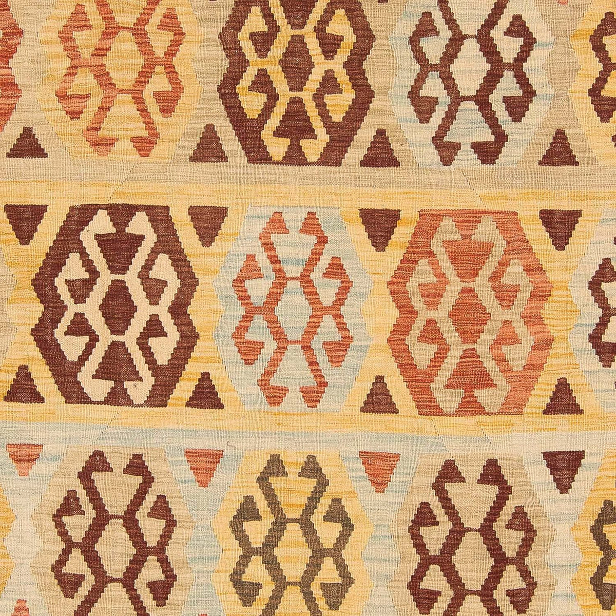 Kelim Rug - Splash - 287 x 199 cm - beige