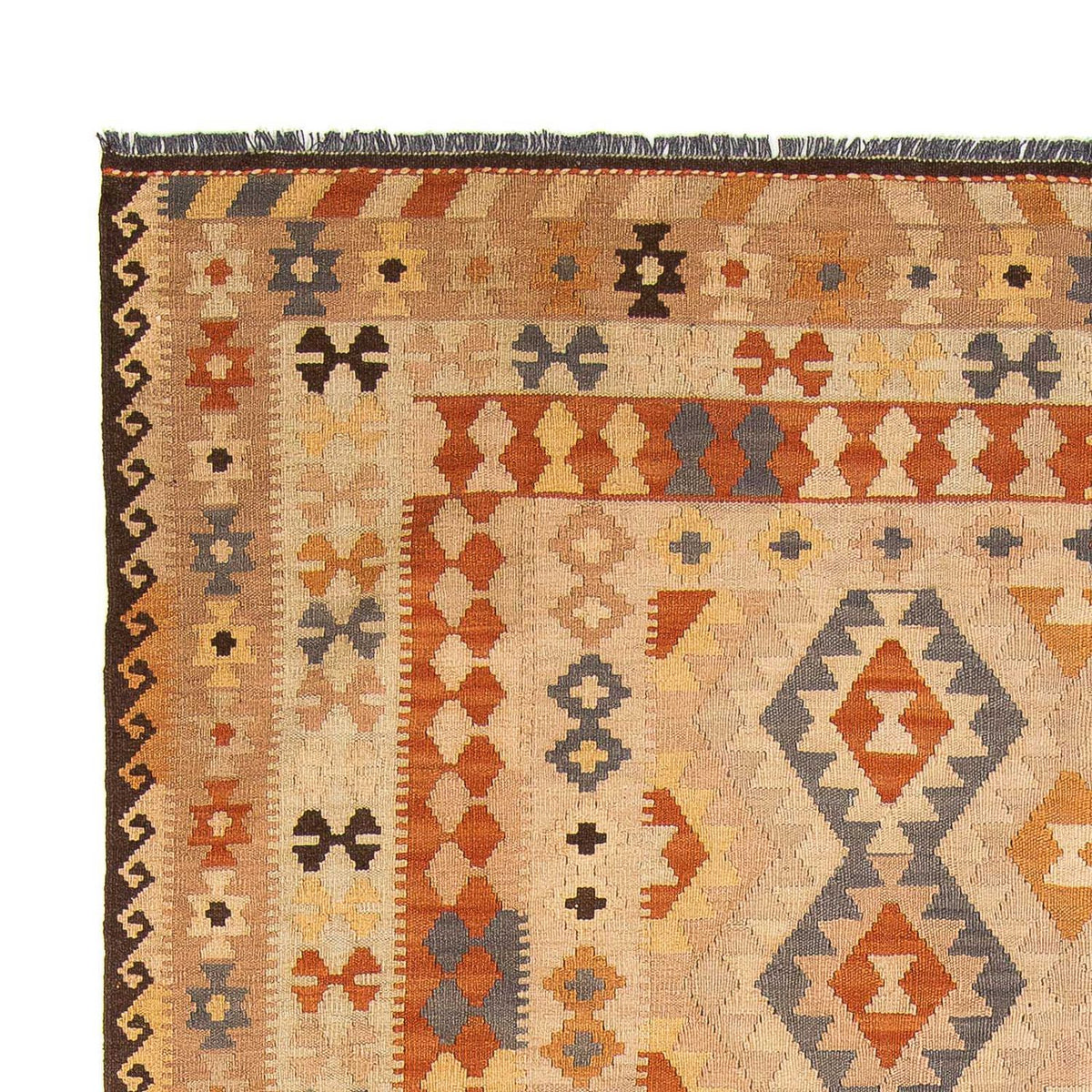 Kelim Rug - Splash - 293 x 200 cm - light brown
